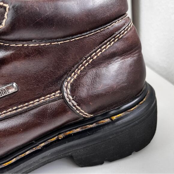 Vintage Dr. Martens Dark Brown Leather Ankle Boots size 7 - Picture 6 of 16